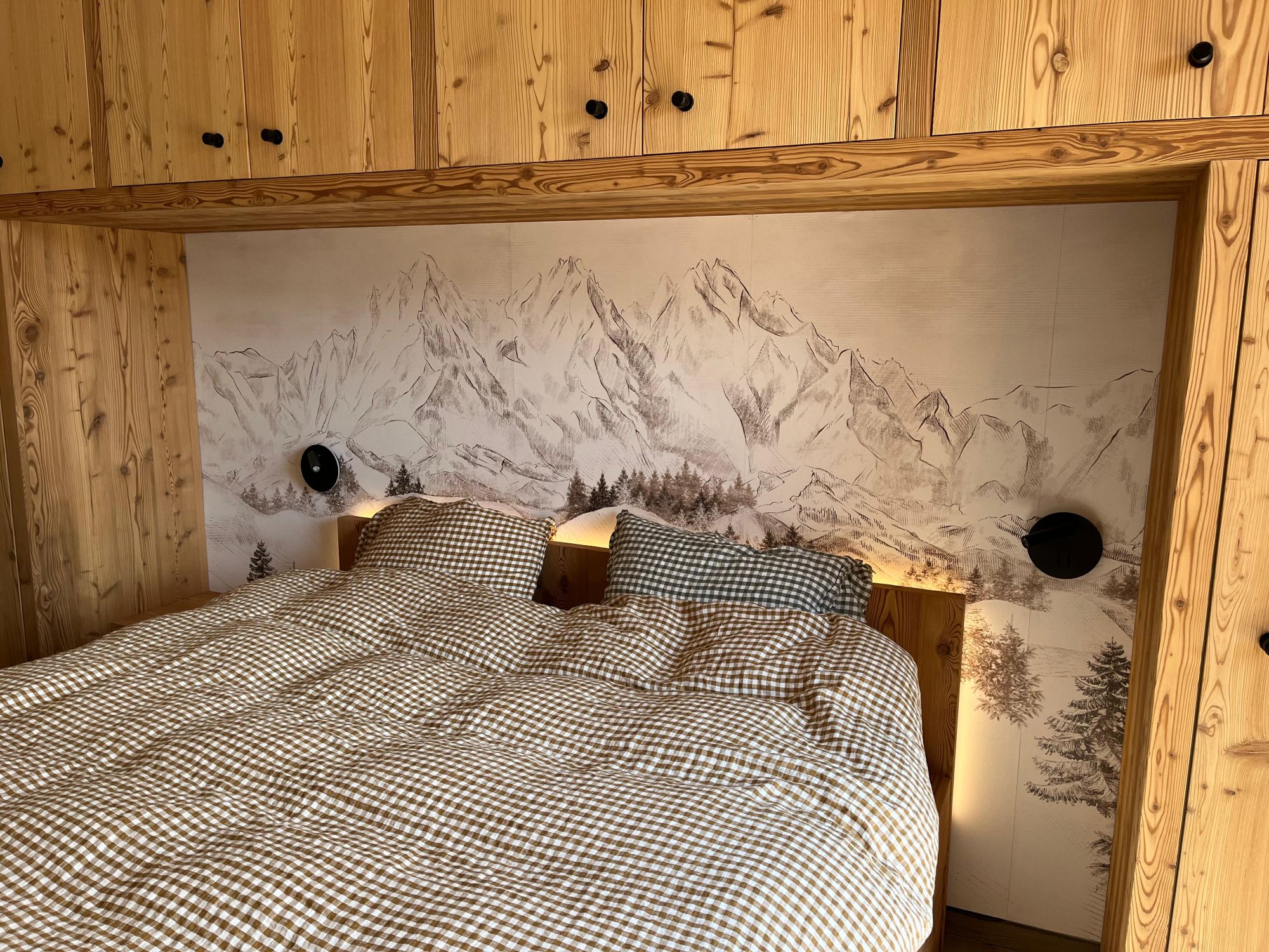 Chambre chalet bois serre chevalier briancon